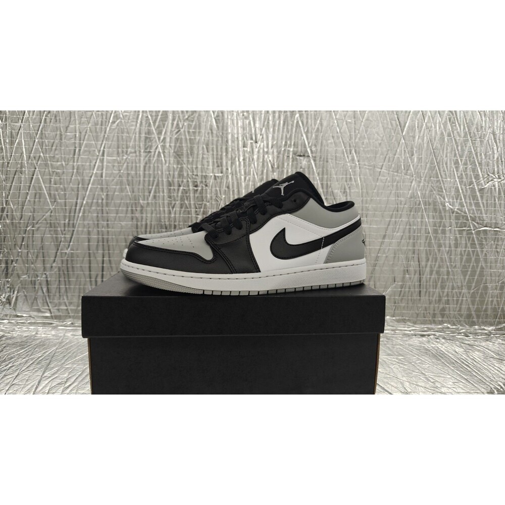 Jordan 1 Low, Shadow Toe Men's 553558-052, Size - 10